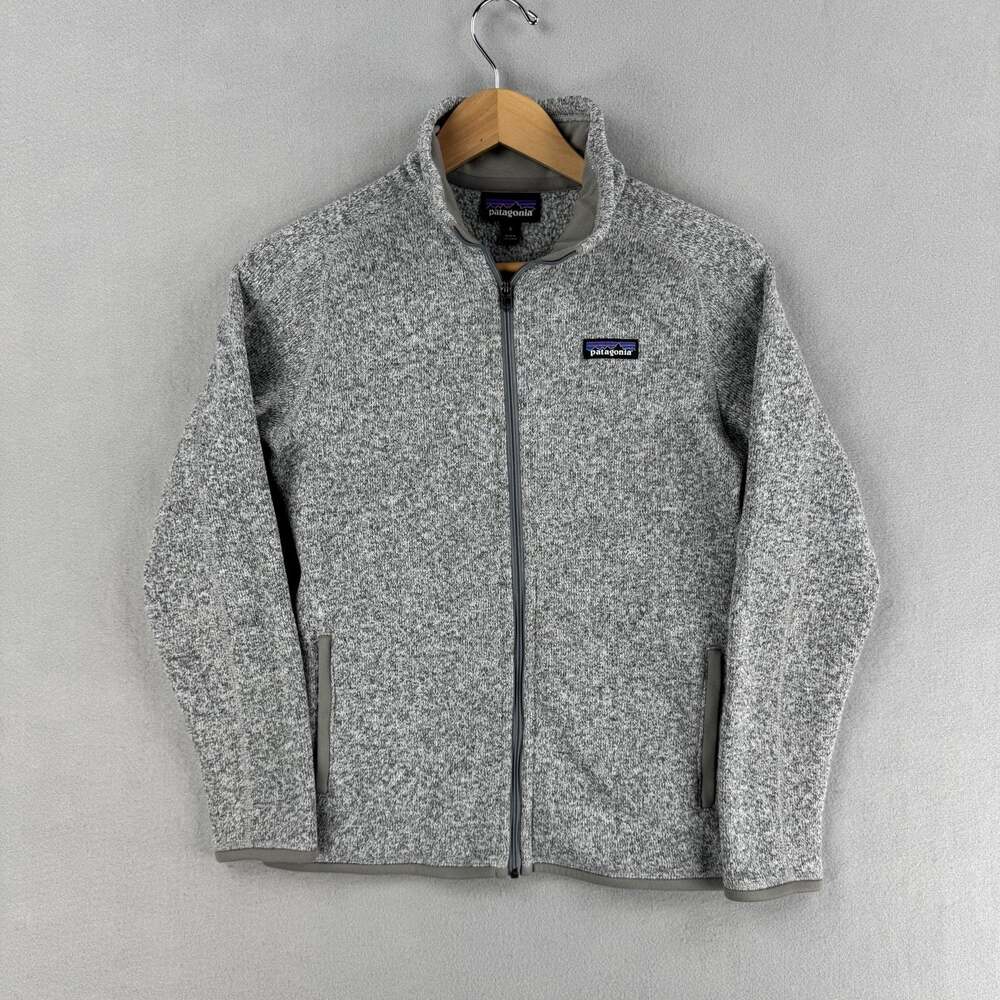 Patagonia Jacket Womens Small Gray Better Sweater Full Zip Fleece Outdoor